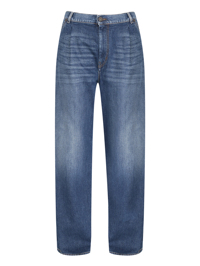 Weekend Max Mara Джинсы из хлопка с защипами