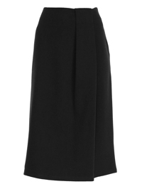 Weekend Max Mara Юбка со складкой и разрезом