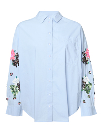 Essentiel Antwerp Рубашка из хлопка с аппликацией