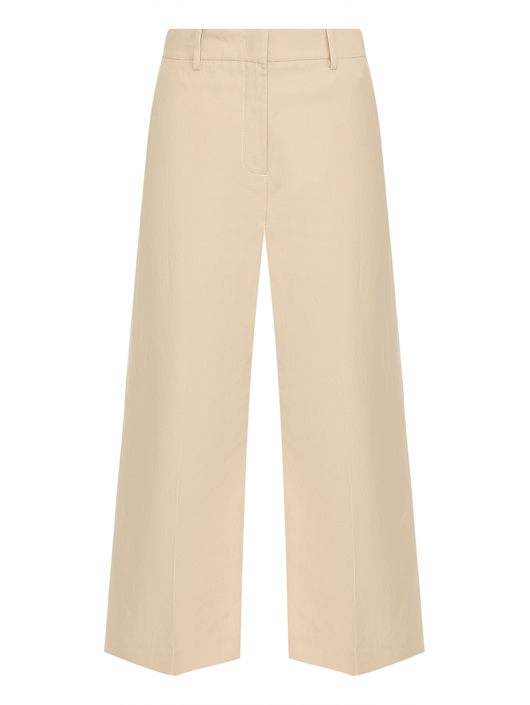 Weekend Max Mara Брюки однотонные из хлопка