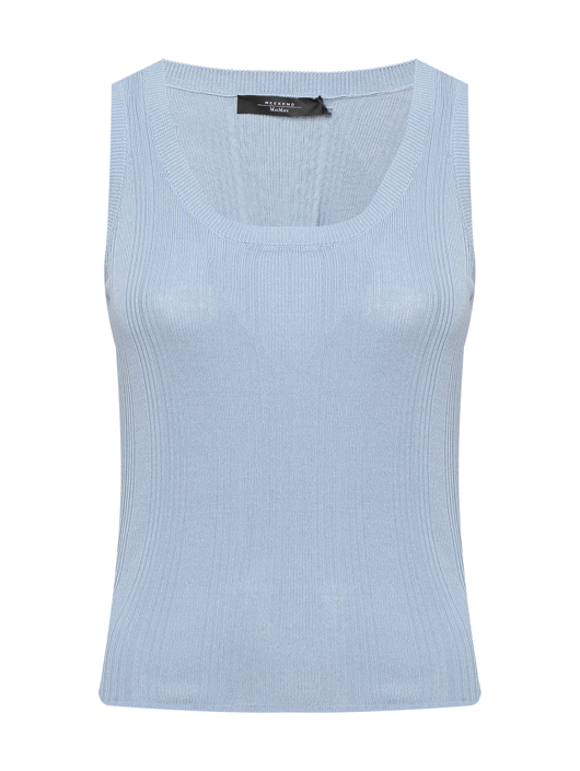 Weekend Max Mara Трикотажный топ в рубчик