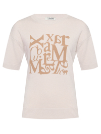 Max Mara Джемпер из шерсти с короткими рукавами
