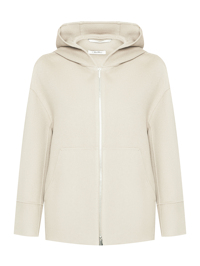 Max Mara Полупальто на молнии с капюшоном
