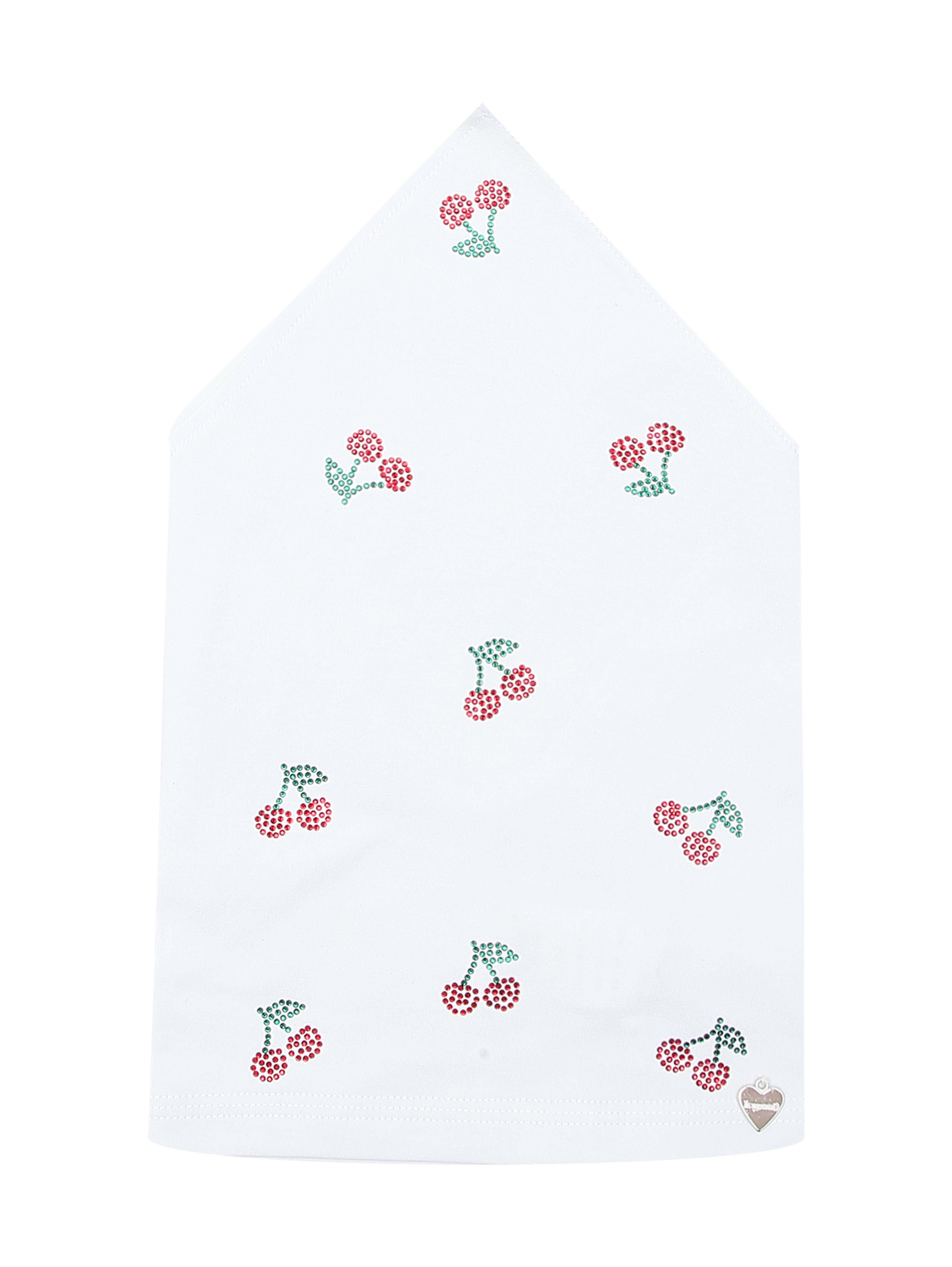 Косынка из хлопка со стразами