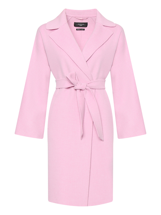 Weekend Max Mara Пальто из шерсти с поясом
