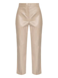 Max Mara Брюки из экокожи прямого кроя