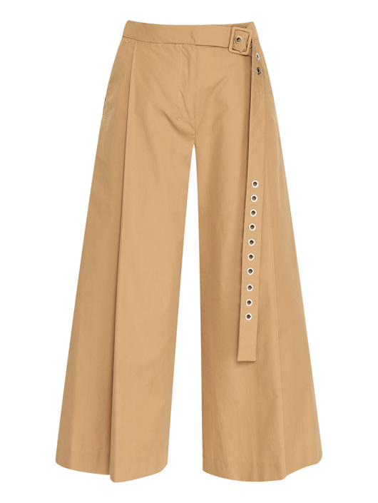 Max Mara Широкие брюки из хлопка