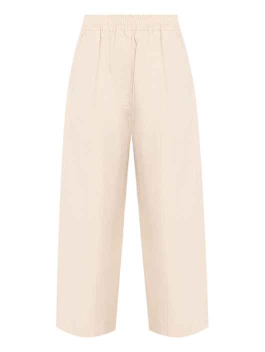 Weekend Max Mara Брюки из хлопка на резинке