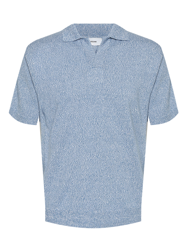 LARDINI Трикотажное поло из льна