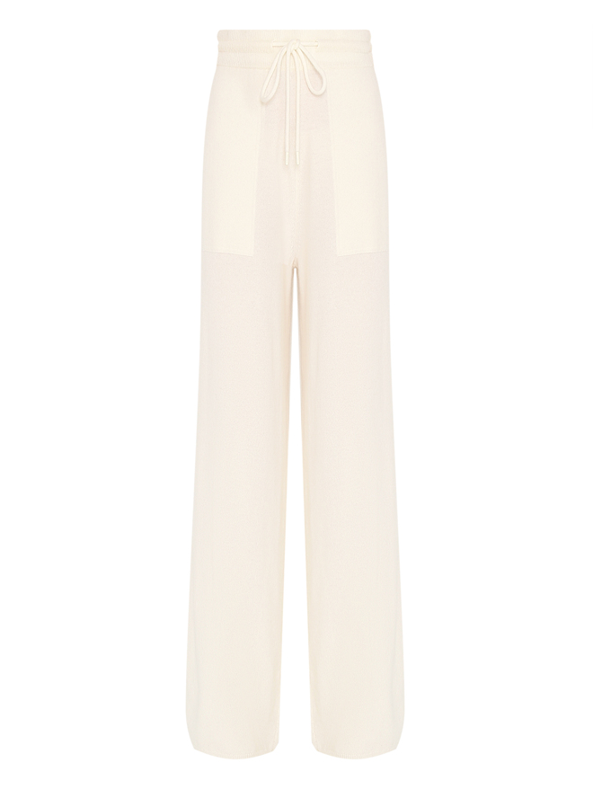 Max Mara Брюки на резинке из шерсти и кашемира
