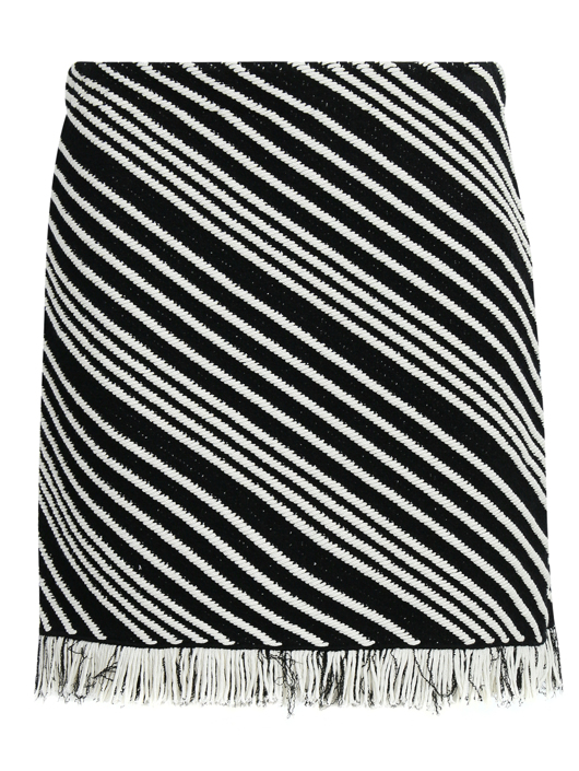 Sonia Rykiel Юбка-мини с узором и декоративной отделкой