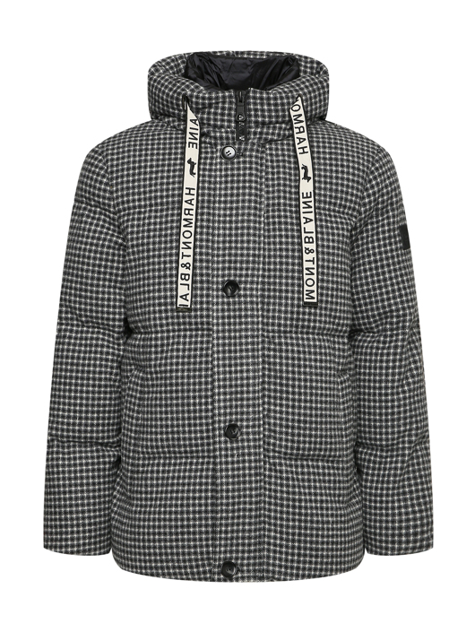 Harmont & Blaine Пуховик из смешанной шерсти с узором