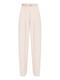 Max Mara Брюки из шерсти с защипами