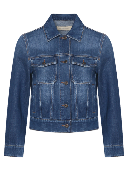 Weekend Max Mara Куртка из денима с потертостями