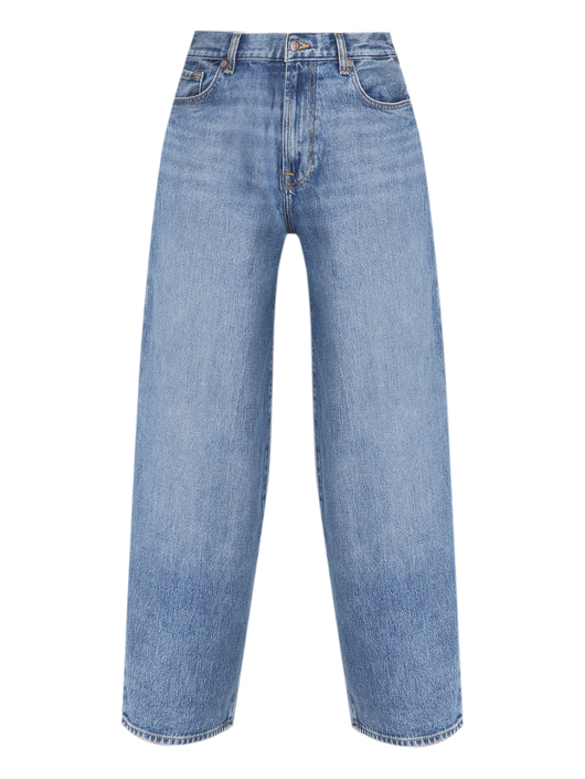 7 For All Mankind Широкие джинсы с карманами