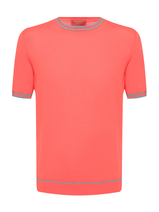 Doriani Cashmere Джемпер с коротким рукавом из хлопка
