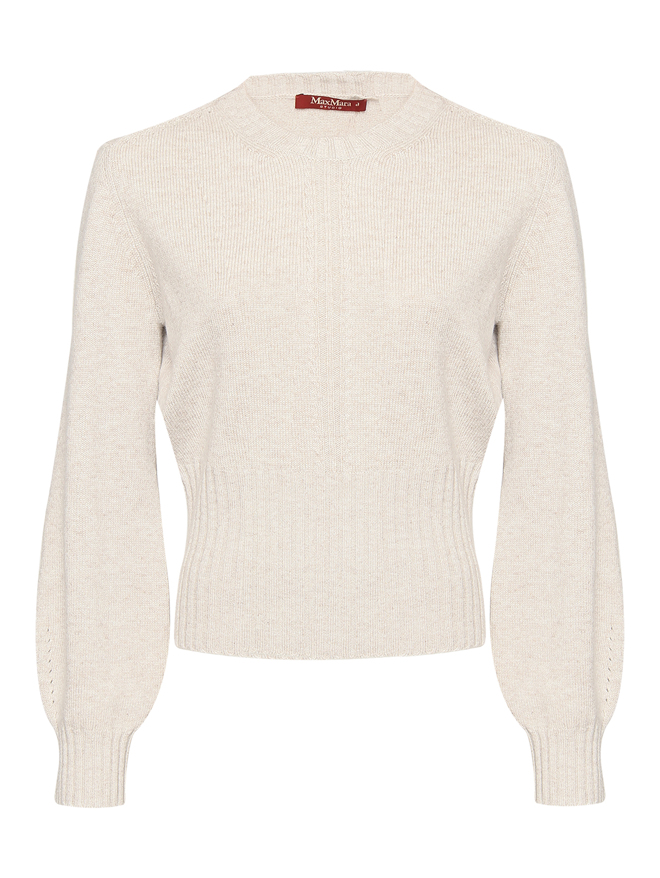 Max Mara Трикотажный джемпер из шерсти
