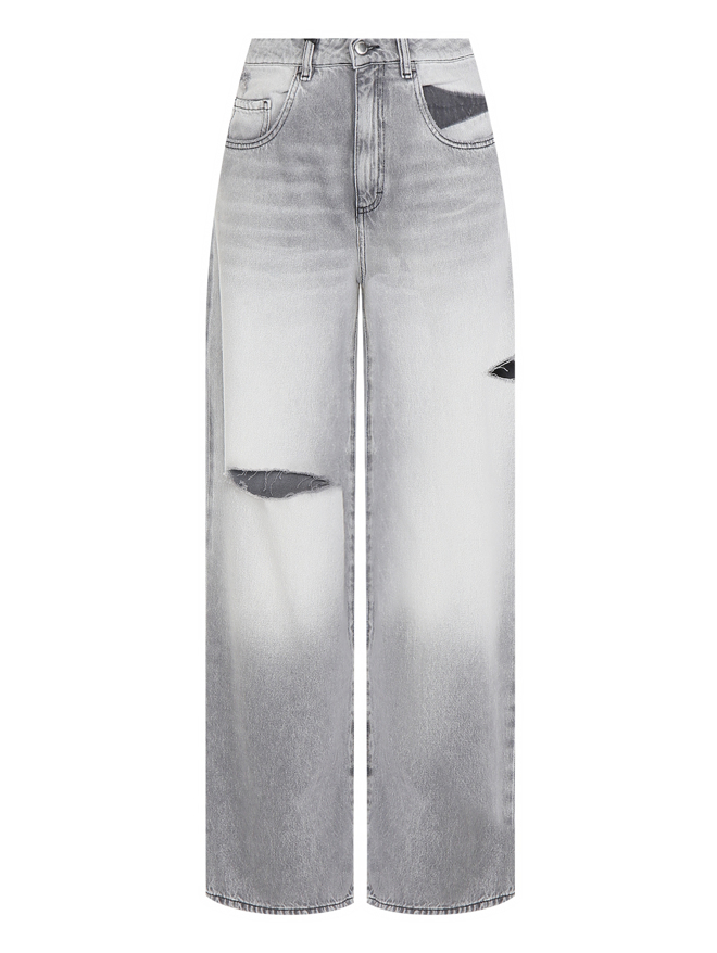 Icon Denim La Широкие джинсы с разрезами