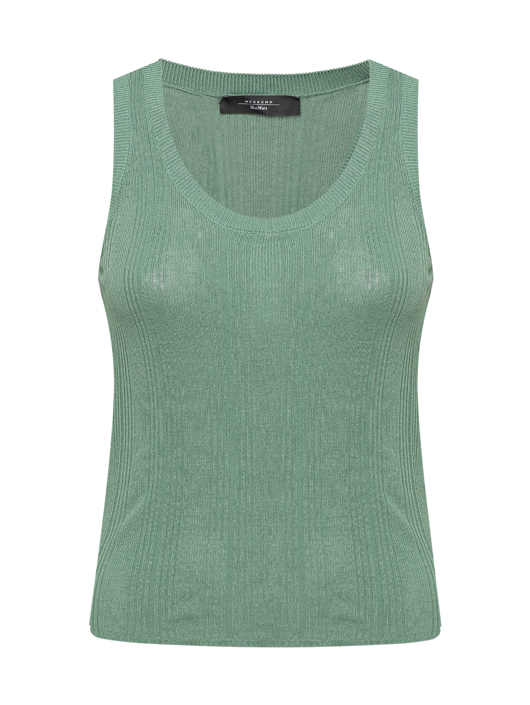 Weekend Max Mara Трикотажный топ в рубчик