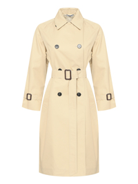 Weekend Max Mara Тренч двубортный из хлопка