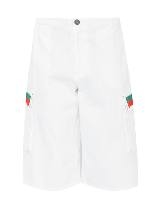 Gucci Шорты из хлопка с накладными карманами