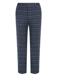Etro Брюки из хлопка и шерсти в клетку