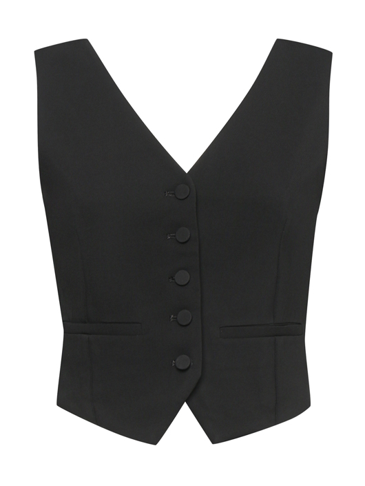 Erika Cavallini Жилет с декольте на спинке