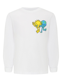 Stella McCartney kids Лонгслив из хлопка с принтом