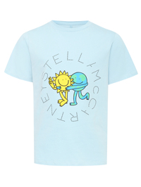 Stella McCartney kids Футболка из хлопка с принтом