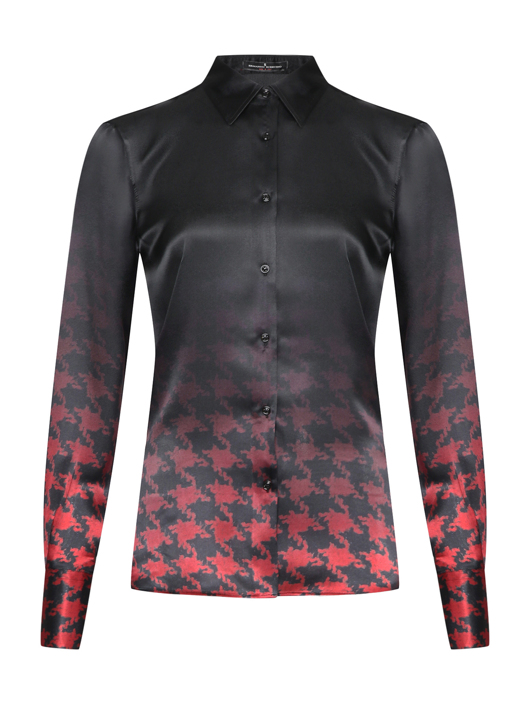 Ermanno Scervino Блуза из шелка с узором