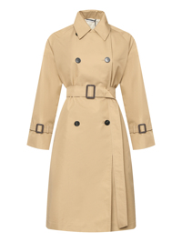 Weekend Max Mara Двубортный плащ с поясом