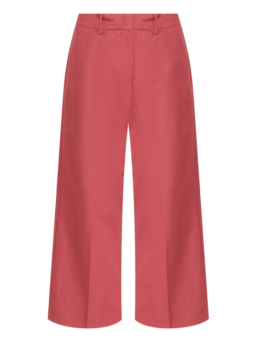 Weekend Max Mara Укороченные брюки из хлопка и льна