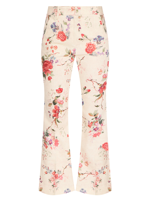 Weekend Max Mara Брюки из хлопка с узором