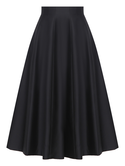 Alberta Ferretti Юбка из шерсти и шелка