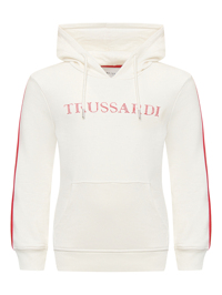 Trussardi Хлопковая толстовка с вышивкой