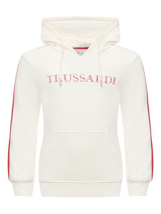 Trussardi Хлопковая толстовка с вышивкой