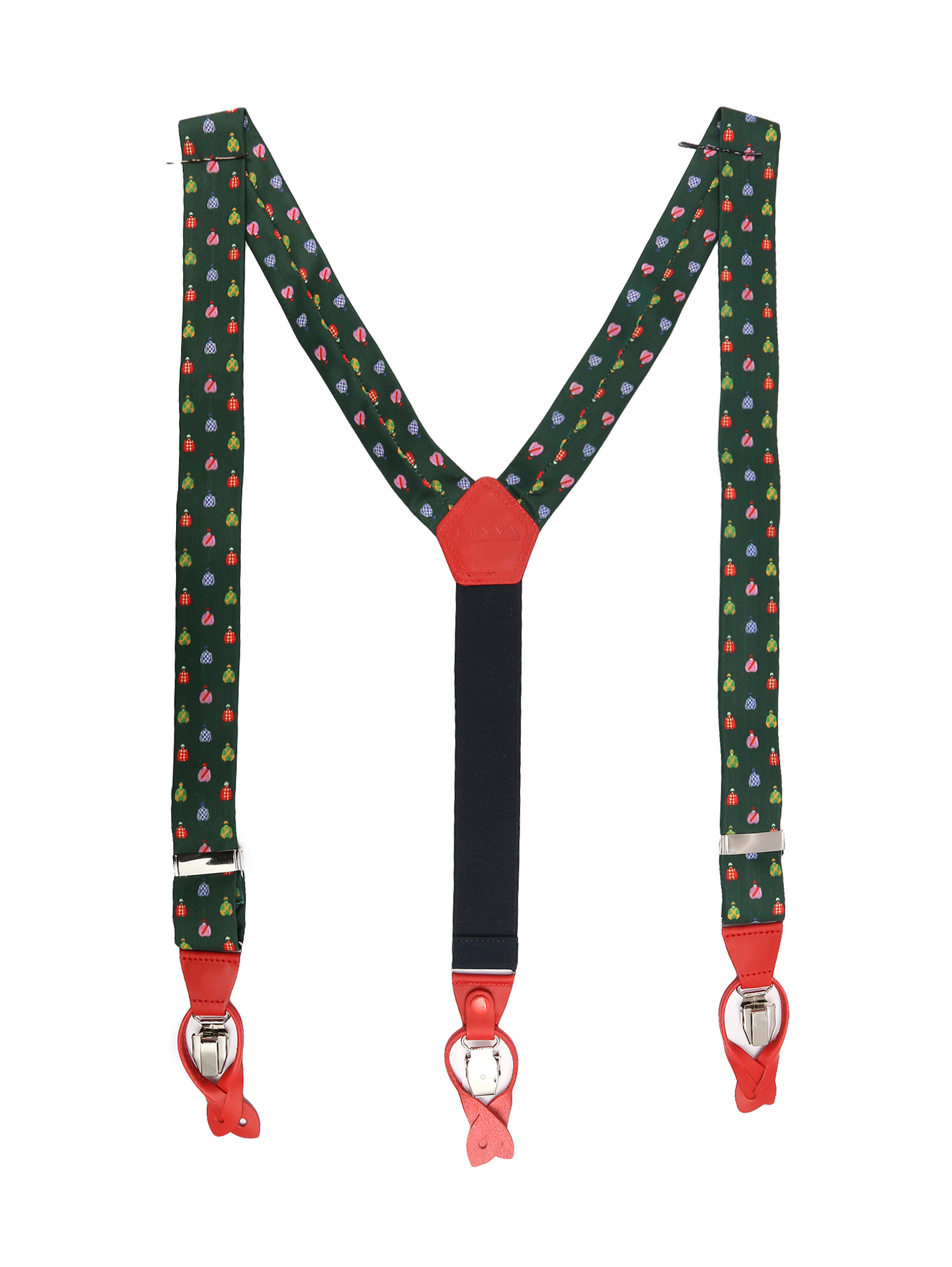 Подтяжки из текстиля с узором