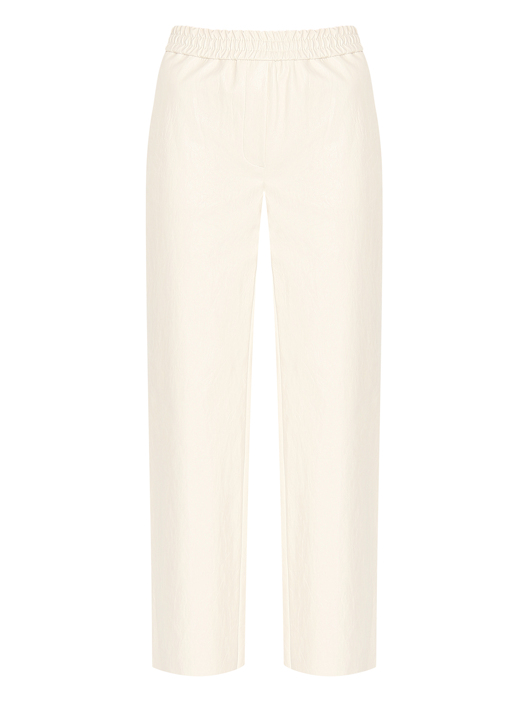 Weekend Max Mara Брюки из экокожи на вискозе