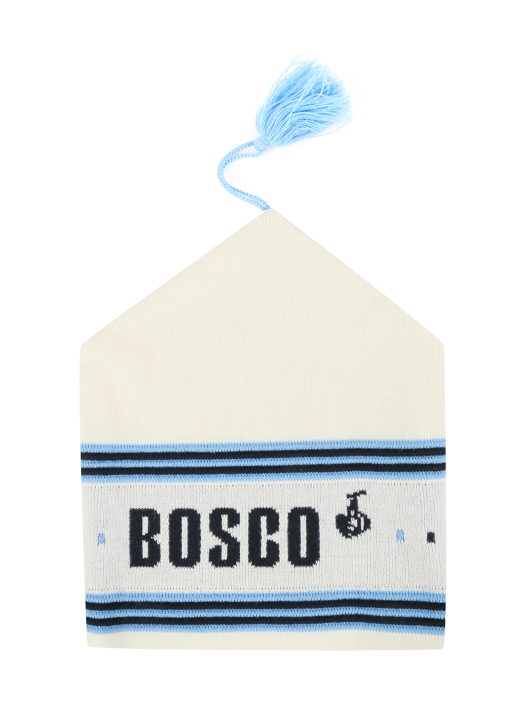 BOSCOBOSCO Трикотажная шапка с кисточкой
