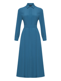 Weekend Max Mara Платье с защипами и длинными рукавами