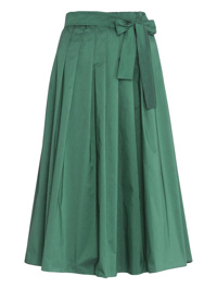 Weekend Max Mara Юбка из смесового хлопка с карманами и поясом