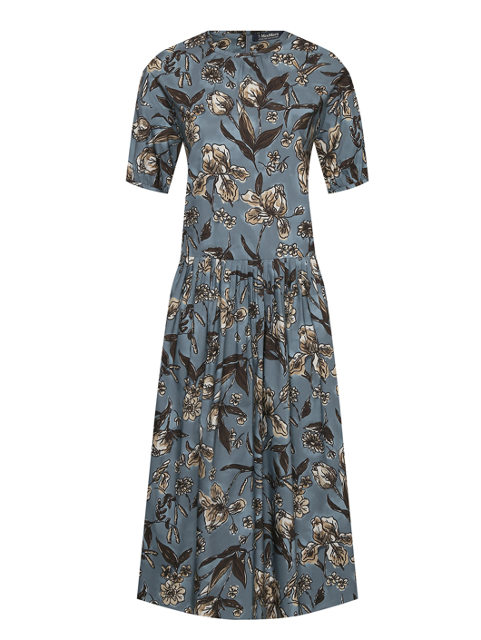 Max Mara Платье из хлопка с узором