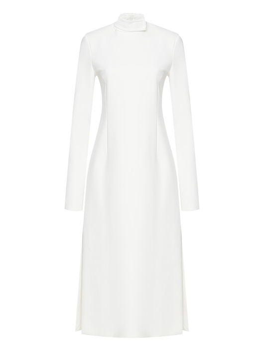 Sportmax Однотонное платье-макси