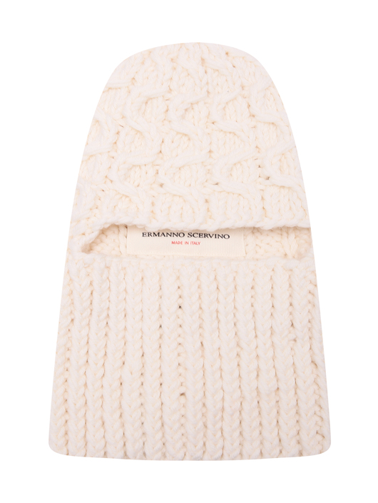 Ermanno Scervino Балаклава из шерсти крупной вязки
