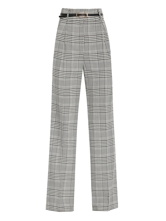 Max Mara Брюки из шерсти с поясом