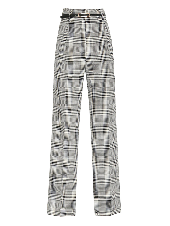Max Mara Брюки из шерсти с поясом