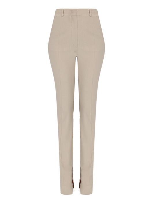 Sportmax Брюки из смешанной шерсти зауженного кроя