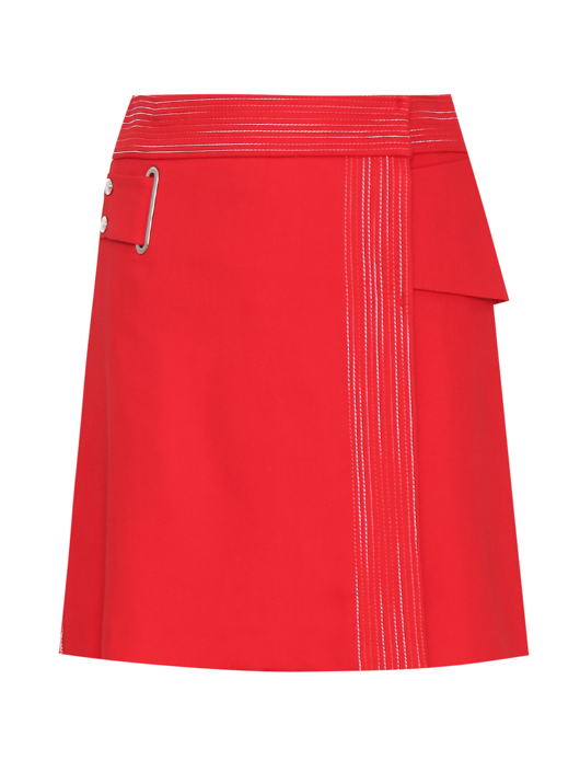Sportmax Юбка мини из хлопка и вискозы