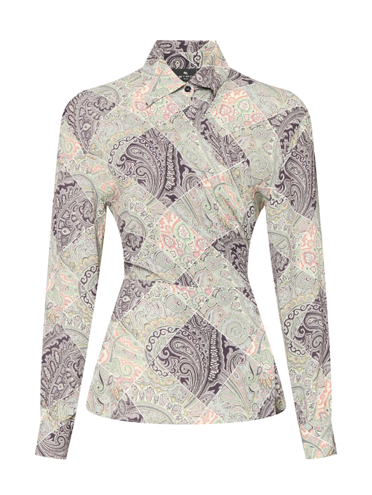 Etro Блуза с узором пейсли