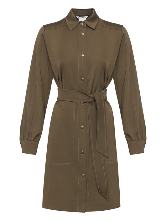 Max Mara Платье-рубашка с поясом